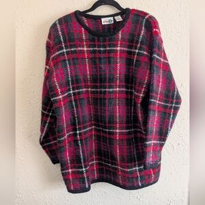 Vintage Paul Harris Designs Holiday Plaid Sweater